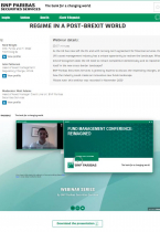 BNP Paribas - The keys to the kingdom. UK funds in a post-Brexit world panel discussion